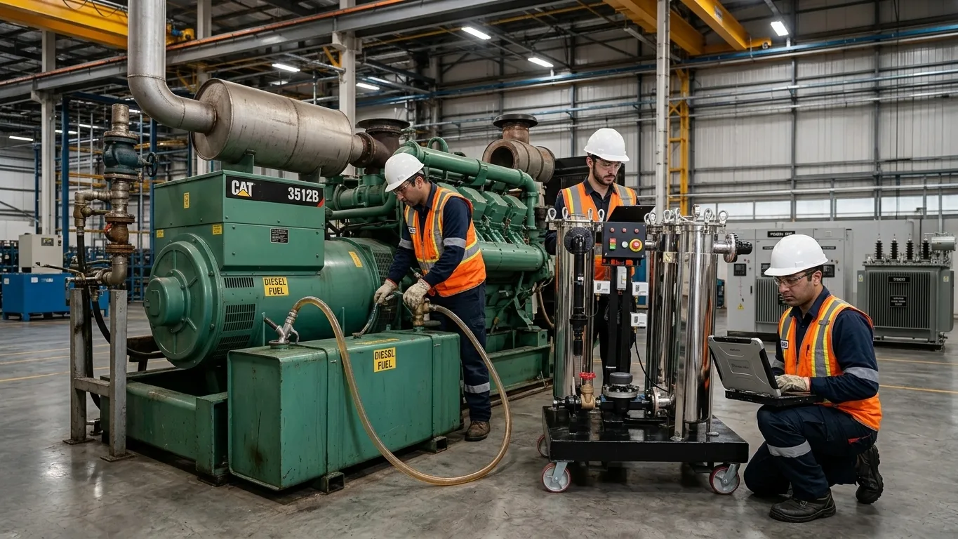 Jasa service genset panel dan trafo